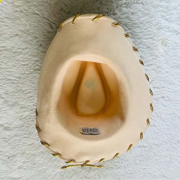 Hooray Henri Wool Cream Off White Floral Ladies Hat - Picture 12 of 16